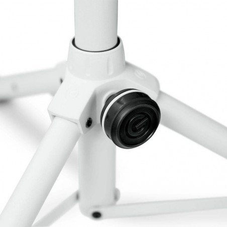 comprar Atril de partituras clásico en color blanco, con bandeja perforada, Atril Gravity NS 411 W.