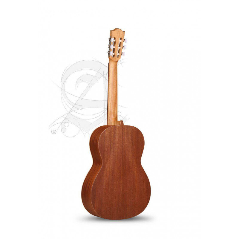 Guitarra clásica Alhambra Z-Nature de la Serie Estudio con tapa de cedro macizo y acabado mate.