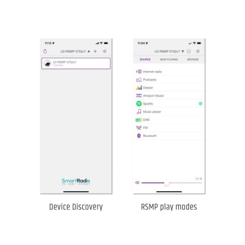 RSMP Reproductor de audio, Streaming y Radio FM