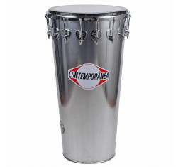 comprar Timba Contemporánea C-TIM04 14" x 70cm, fabricada de aluminio, con 16  tensores y parche de plastico.
