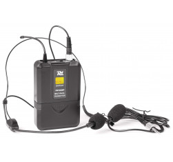 Power Dynamics PD782BP  Petaca transmisora inalambrica para serie PD780,con micro headset y de solapa, incorporado,