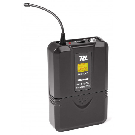 Power Dynamics PD782BP  Petaca transmisora inalambrica para serie PD780,con micro headset y de solapa, incorporado, Power Dynamics PD782BP  Petaca transmisora inalambrica para serie PD780,con micro headset y de solapa, incorporado,