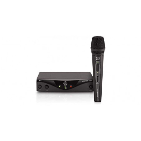 AKG PW-45 Vocal Set Micrófono inalámbrico de Mano Banda M ,6 frecuencias conmutables en rango M 826-831 MHz