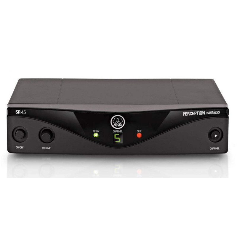 AKG PW-45 Vocal Set Micrófono inalámbrico de Mano Banda M ,6 frecuencias conmutables en rango M 826-831 MHz