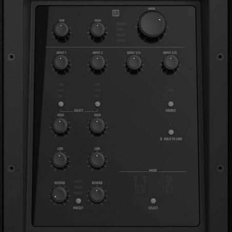 DAVE 15 GX4 Sistema de PA activo 2.1 compacto