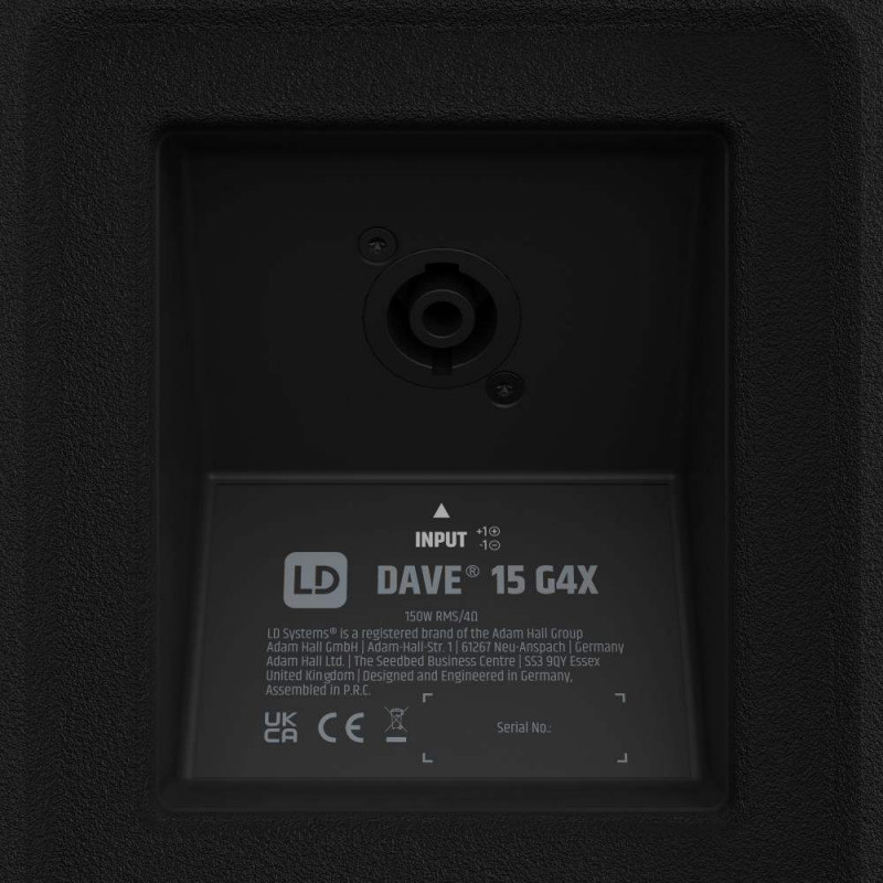 DAVE 15 GX4 Sistema de PA activo 2.1 compacto