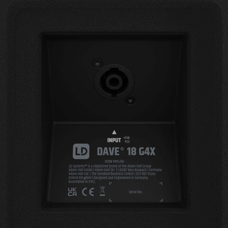 DAVE 18 GX4 Sistema de PA activo 2.1 compacto