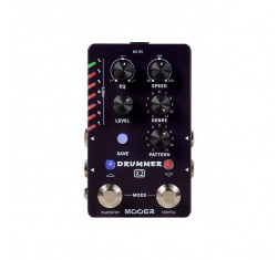 comprar Pedal Caja de Ritmos MOOER Drummer X2 pensado para guitarristas que necesitan ritmos de bateria en directo.