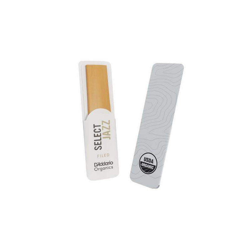 comprar Caja 10 Cañas D'Addario Saxo Alto Organic Select Jazz Limadas 2 Blanda