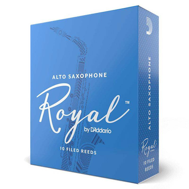 comprar Cañas Saxo Alto D'Addario Royal dureza 1.5, caja de 10 cañas Rico Royal para Saxo Alto dureza 1,5.