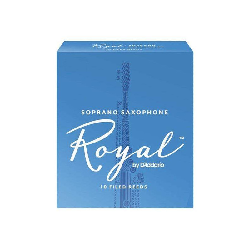 comprar Cañas Saxo soprano D'Addario Royal dureza 1.5, caja de 10 cañas Rico Royal para Saxo Alto dureza 1,5.