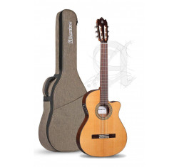Guitarra Clásica de caja estrecha Electrificada Cut-Away Alhambra 3C-CT-E1 con electrificación Fishman Clásica M.