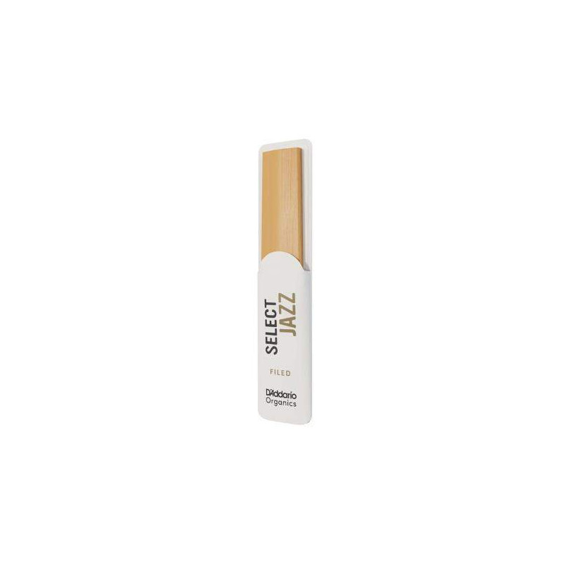Caja de 5 cañas para Saxo Barítono Organic Select Jazz Limadas 4 dura.