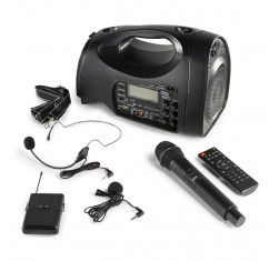 COMPRAR Megáfono VONYX ST016 con Sistema de micros inalámbricos y bateria integrada recargable de Litio. VONYX ST016. 2