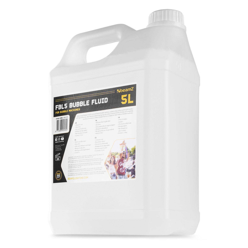 Beamz FBL5 Líquido de Burbujas Garrafa 5L