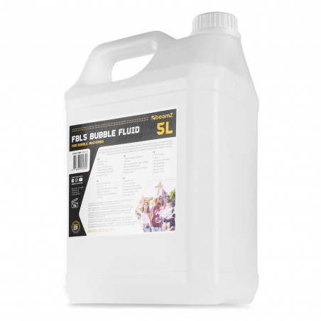 Beamz FBL5 Líquido de Burbujas Garrafa 5L Beamz FBL5 Líquido de Burbujas Garrafa 5L