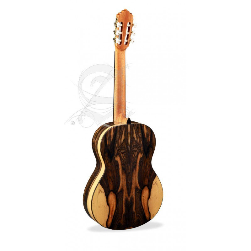 Alhambra 6 EBANO BLANCO Guitarra Clásica con funda