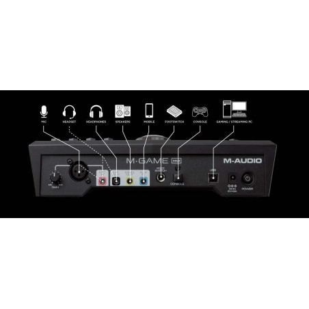 SOLO Interfaz de Audio Gamer/Stream