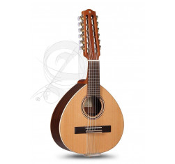 Bandurria Alhambra B-2 C OP, un instrumento tradicional con tapa de Cedro macizo y aros y fondo de Sapelli. 2