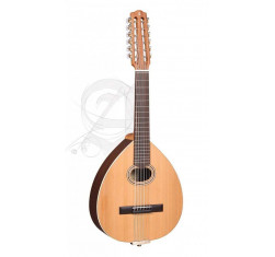 Laúd Alhambra L-2 C OP, un instrumento tradicional con tapa de Cedro macizo y aros y fondo de Sapelli. 2