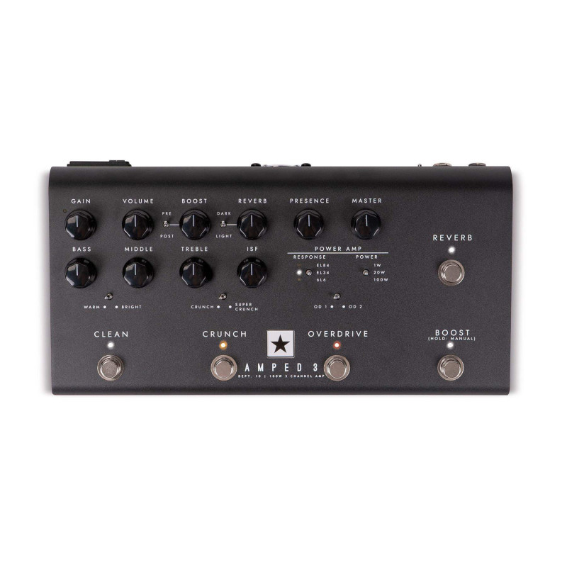 DEPT. 10 AMPED 3 Amplificador Guitarra Tamaño Pedal 