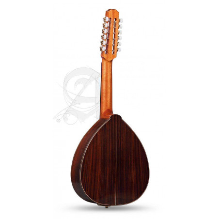 comprar Laúd Alhambra L-4P, un laud tradicional con tapa de Cedro macizo y aros y fondo de Palosanto de India.