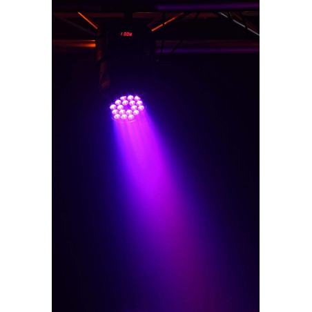 BeamZ MHL108MK3 Cabeza Móvil Wash 18x 3W RGB 11 canales DMX