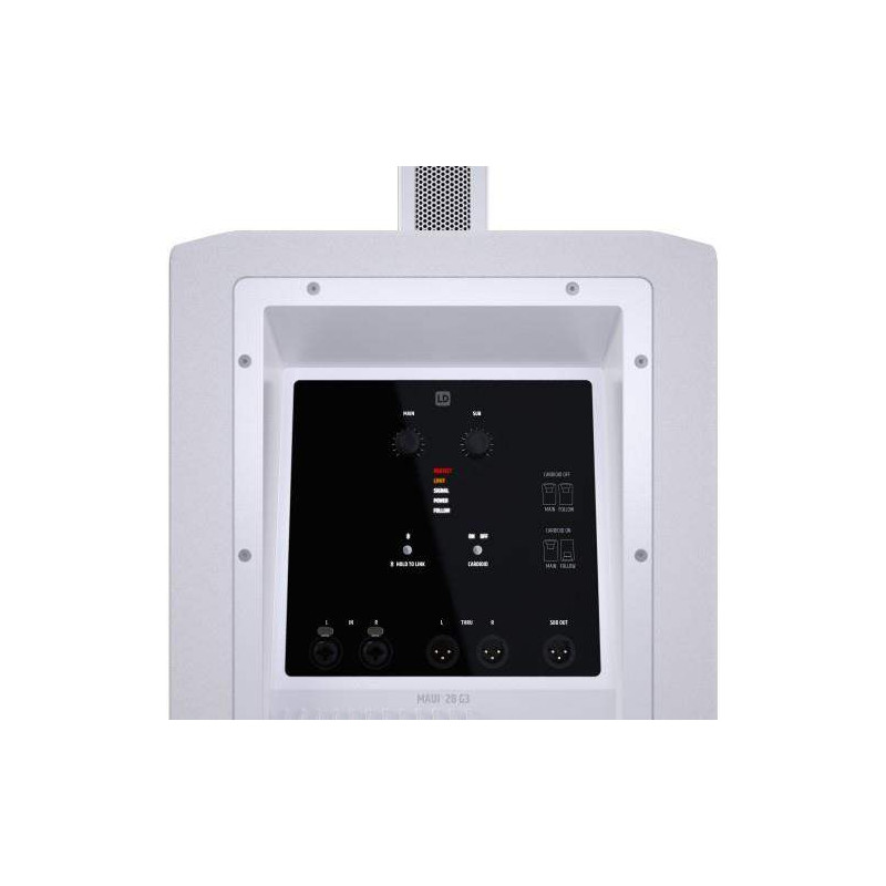 LD SYSTEMS MAUI 28 G3 W Equipo Sonido PA Compacto Blanco
