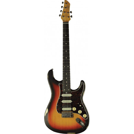 GUITARRA ELÉCTRICA STRATO AIRE RELIC - SUNBURST