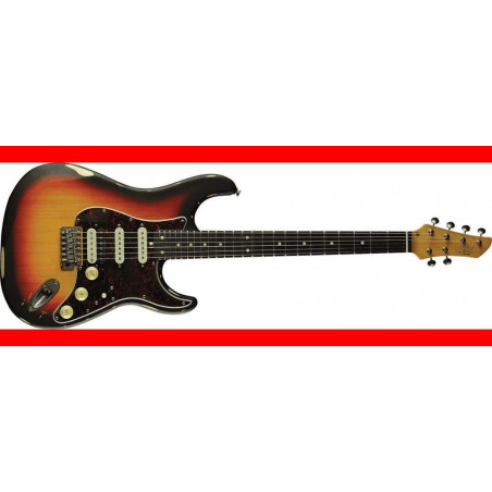 GUITARRA ELÉCTRICA STRATO AIRE RELIC - SUNBURST