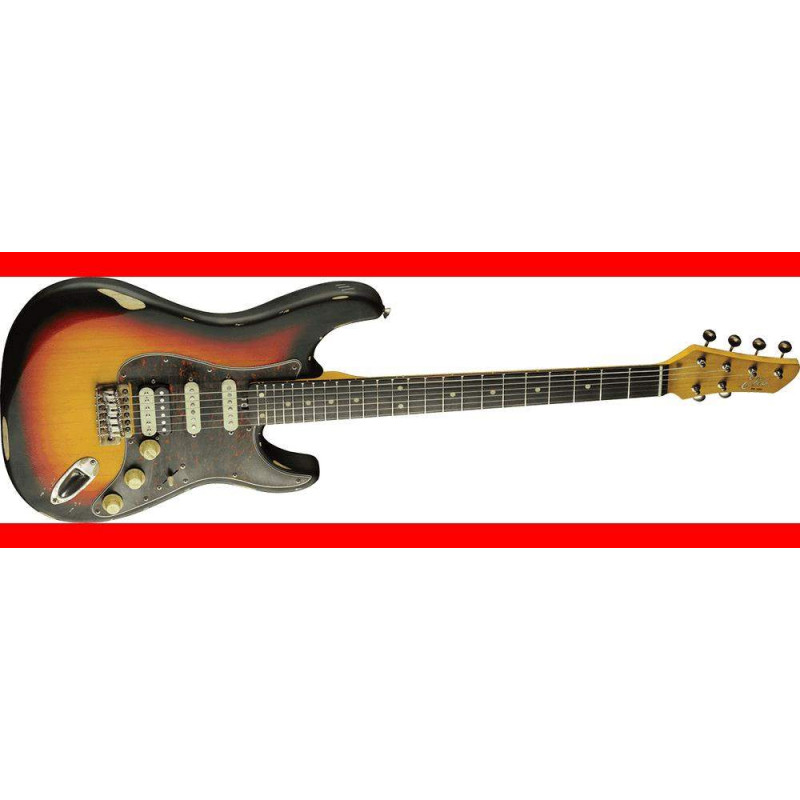 GUITARRA ELÉCTRICA STRATO AIRE RELIC - SUNBURST
