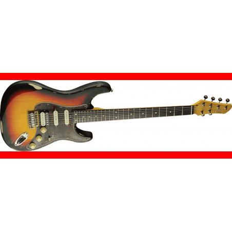 GUITARRA ELÉCTRICA STRATO AIRE RELIC - SUNBURST