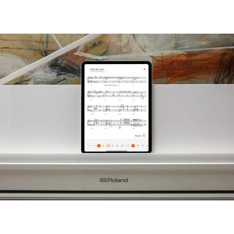 Roland GP-9M PW Blanco Pulido Piano Digital de Cola Premium