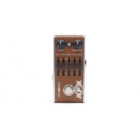 comprar PEDAL FISHMAN AFX Pro Eq Mini, Un Pedal preamplificador y ecualizador para guitarra acústica en tamaño mini.