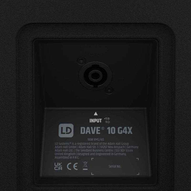 DAVE 10 G4X Sistema de PA activo 2.1 compacto