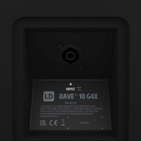 DAVE 10 G4X Sistema de PA activo 2.1 compacto