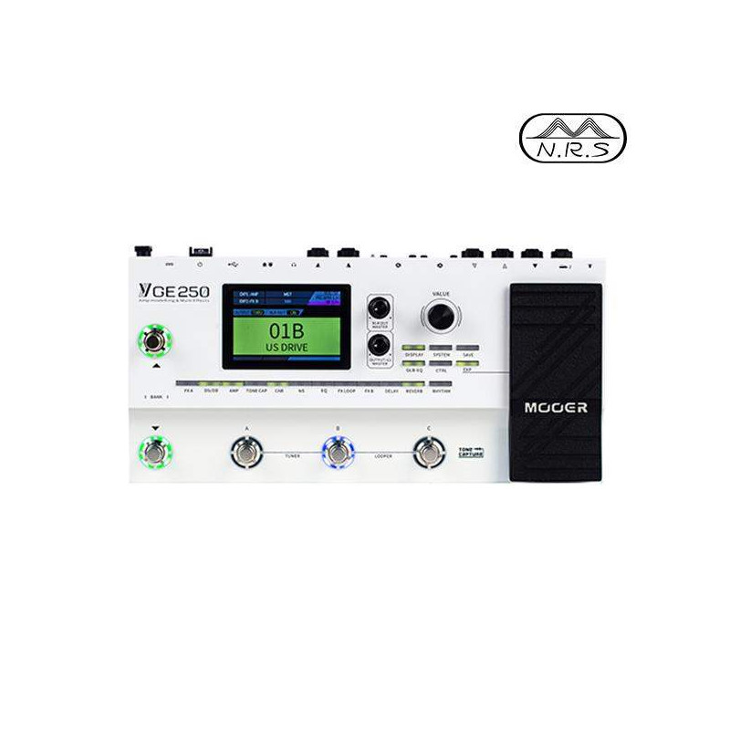 MOOER GE250 Pedalera multiefectos para guitarra