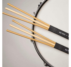 comprar Escobillas VIC FIRTH RM4 RE-MIX de ratán rígido y abedul para mayor volumen y respuesta. 2