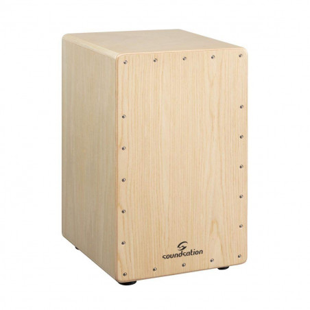 Cajón Flamenco de Tilo Serie ESOTONE Acabado ROBLE incluye funda
