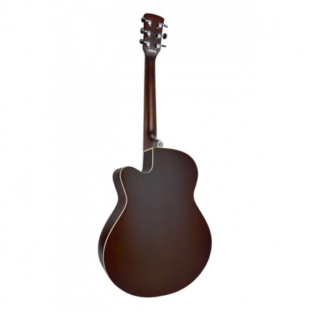 Guitarra acústica con cutaway y preamplificador Guitarra acústica con cutaway y preamplificador
