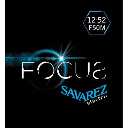 Savarez FOCUS F50M Juego Cuerdas Guitarra Eléctrica 012-052