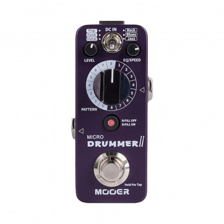 Mooer MICRO DRUMMER II Pedal con ritmos de bateria