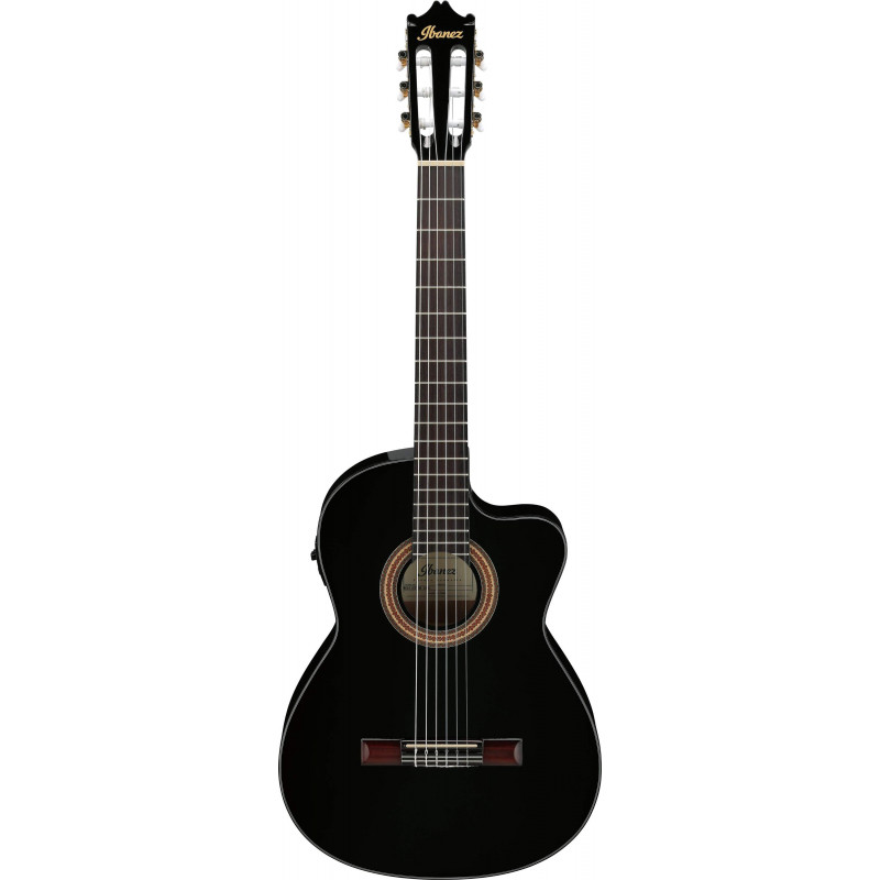 GA11CE-BK Guitarra Clásica Electrificada Negra 