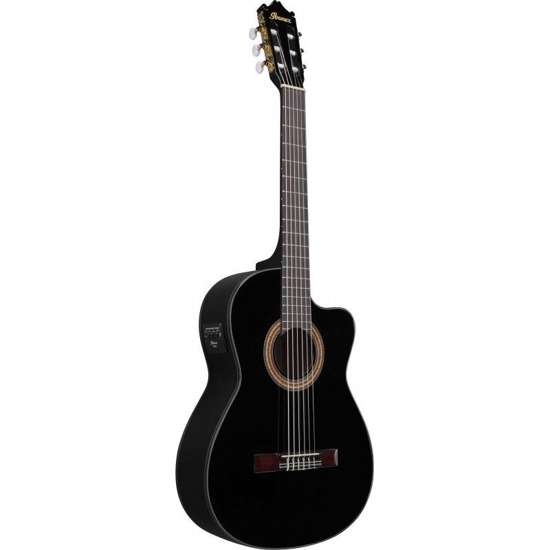 GA11CE-BK Guitarra Clásica Electrificada Negra 