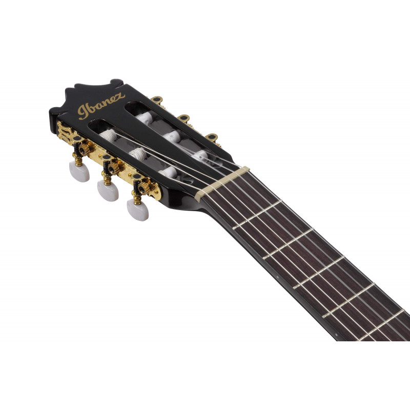 GA11CE-BK Guitarra Clásica Electrificada Negra 