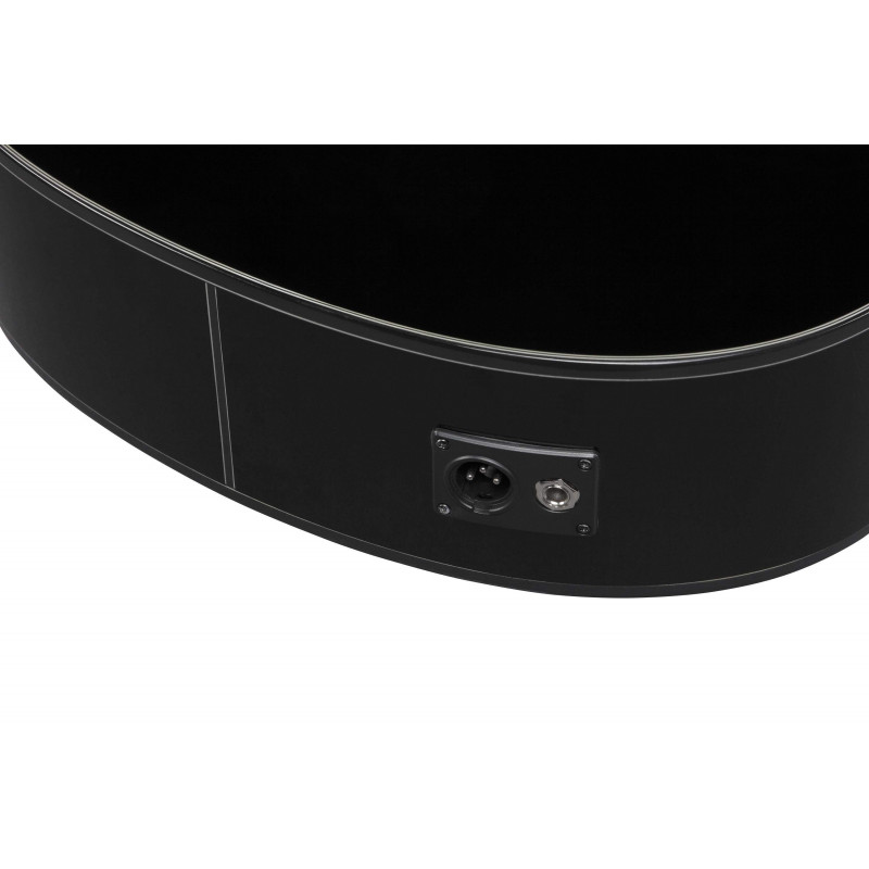 GA11CE-BK Guitarra Clásica Electrificada Negra 