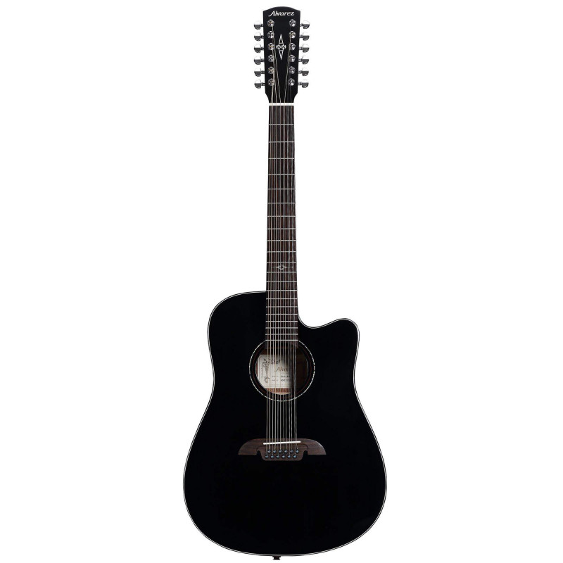 AD60-12CEBK Artist guitarra electroaústica 12 cuerdas negra