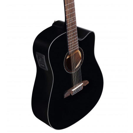 AD60-12CEBK Artist guitarra electroaústica 12 cuerdas negra