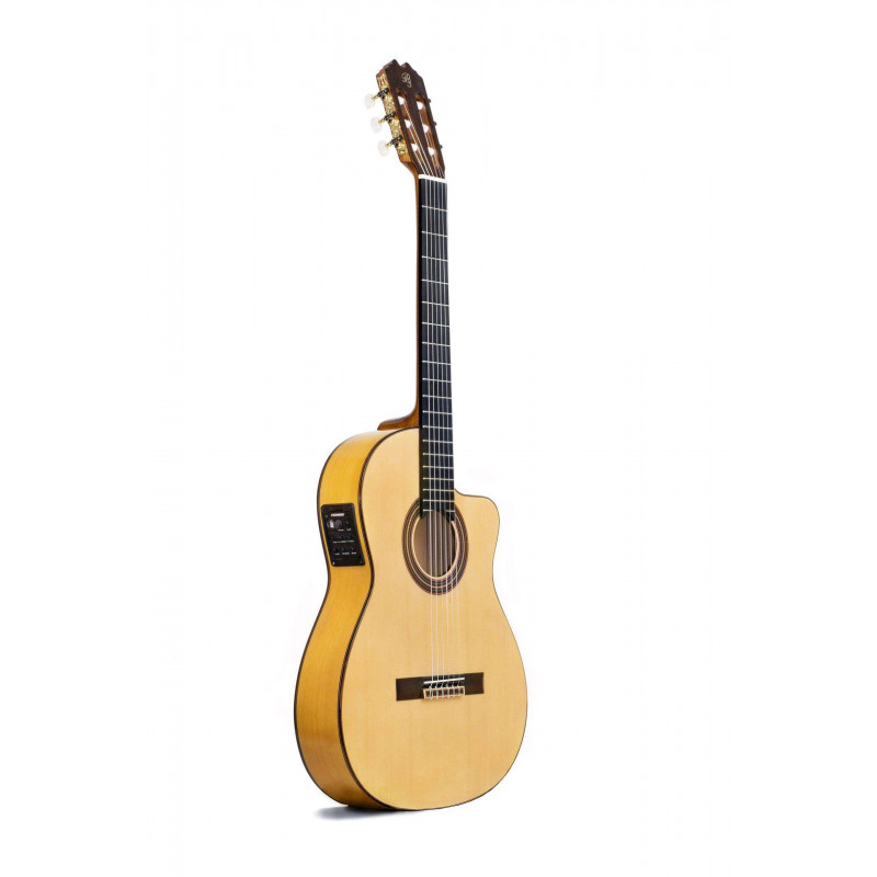 5-CW MODELO 57 Guitarra Clásica Flamenco Cutaway y Fishman