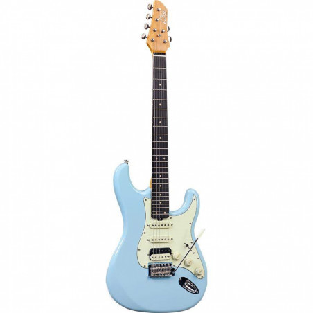 comprar Guitarra Eléctrica EKO AIRE V-NOS DAPHNE BLUE, Guitarra Eléctrica tipo Stratocaster en color azul. comprar Guitarra Eléctrica EKO AIRE V-NOS DAPHNE BLUE, Guitarra Eléctrica tipo Stratocaster en color azul.